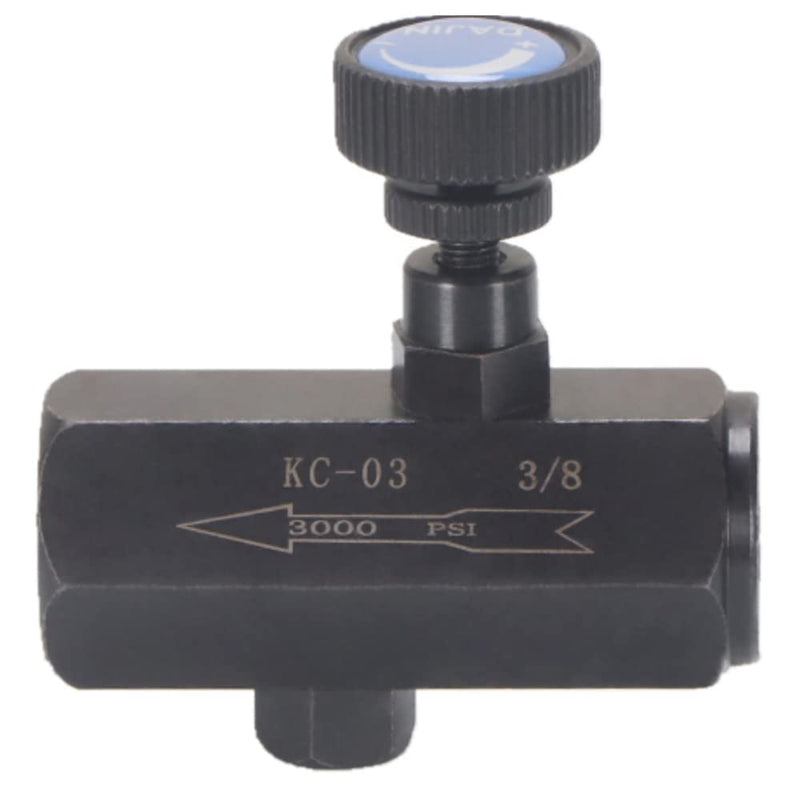 [Australia - AusPower] - Flow control valve 3/8" Throttle valve check valve NPT 3000PSI Steel Hydraulic (3/8") 
