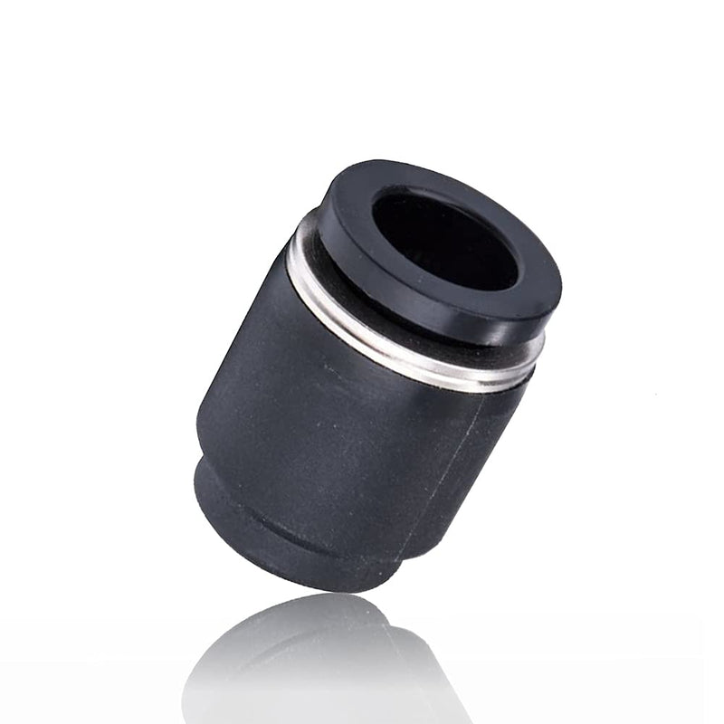 [Australia - AusPower] - Jienk 10PCS 1/2 Inch Tube OD Pneumatic Cap Plug Fitting, PPF-1/2 Plastic Push-in Connect Fitting 1/2 OD 