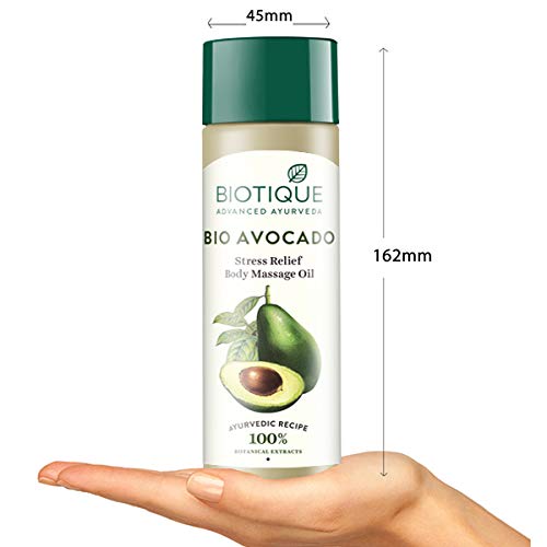 [Australia - AusPower] - Biotique Bio Avocado Body Massage Oil, 200 ml 