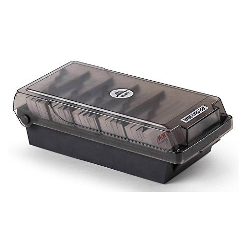 [Australia - AusPower] - Da Jia Large Capacity Covered Business Card File Holder Case Organizer Box with 4 Dividers and 20 A-Z Guides for 500 Cards 