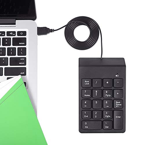 [Australia - AusPower] - Numeric Keypad,USB Numeric Keypad,Kadaon USB 18 Key Number Numeric Keypad Keyboard for Laptop/Notebook PC Computer 