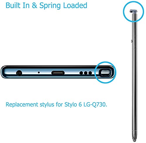[Australia - AusPower] - XBC stylo 6 Stylus Replacement Part for LG Stylo 6 Q730AM Q730VS Q730MS Q730PS Q730CS Q730MA Touch Stylus Pen. (Blue) Blue 