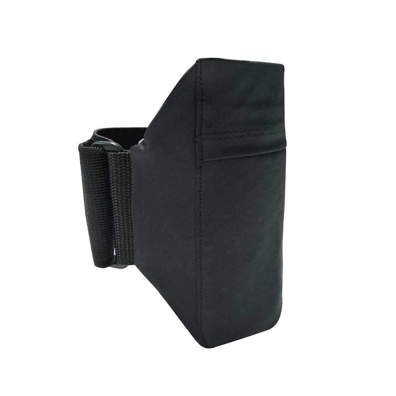 [Australia - AusPower] - Ailzos Equestrian Riders On The Leg Cell Phone Holder for Calf, Running Sports Armband for iPhone 6 6S 7 8, Samsung Galaxy S9/8/7/6, Running Workouts Arm Band Strap Pouch for Jogger Hiker, Black, S Small--(Arm/Calf size from 9-12'') 
