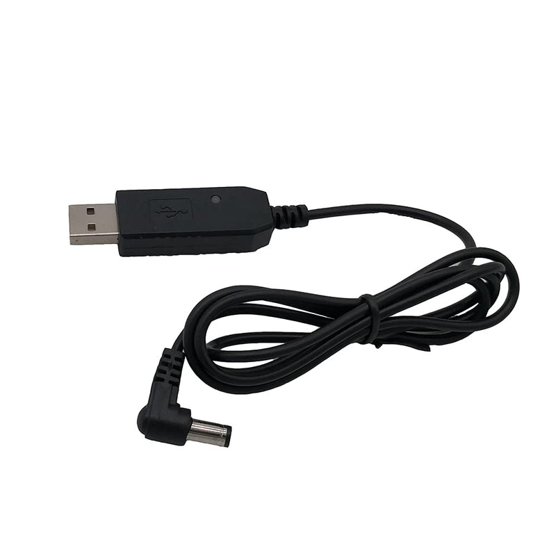 [Australia - AusPower] - Fumei Portable USB Charger Cable with Indicator and UV5R Charger Compatible with Baofeng BF-UV5R UV5RA UV5RB UV5RC UV5RE UV-5RE+ TYT TH-F8 Walkie Talkie 