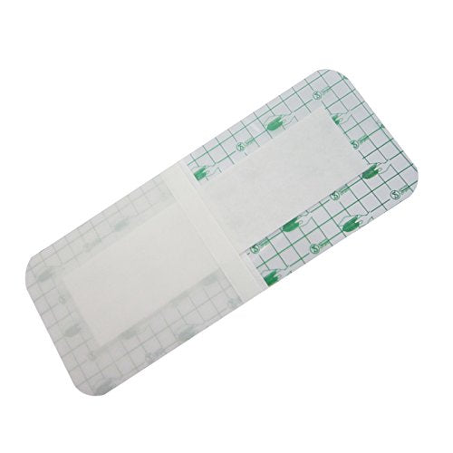 [Australia - AusPower] - zinnor Adhesive Wound Dressing，Waterproof Bath Posts, Self-Paste Transparent Fixer Plaster Stretch Fixation Tape (10Pcs Wound Dressing 3.9 x 9.8''(10 cm x 25 cm)) 3.9x9.8 Inch (Pack of 10) 