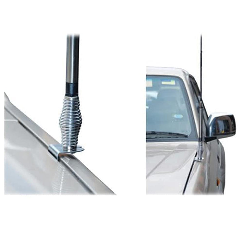 [Australia - AusPower] - UngSung Vehicle Hood & Fender Mount Bracket for CB UHF VHF Ham Radio Antenna Pole Z Mounting Bracket 