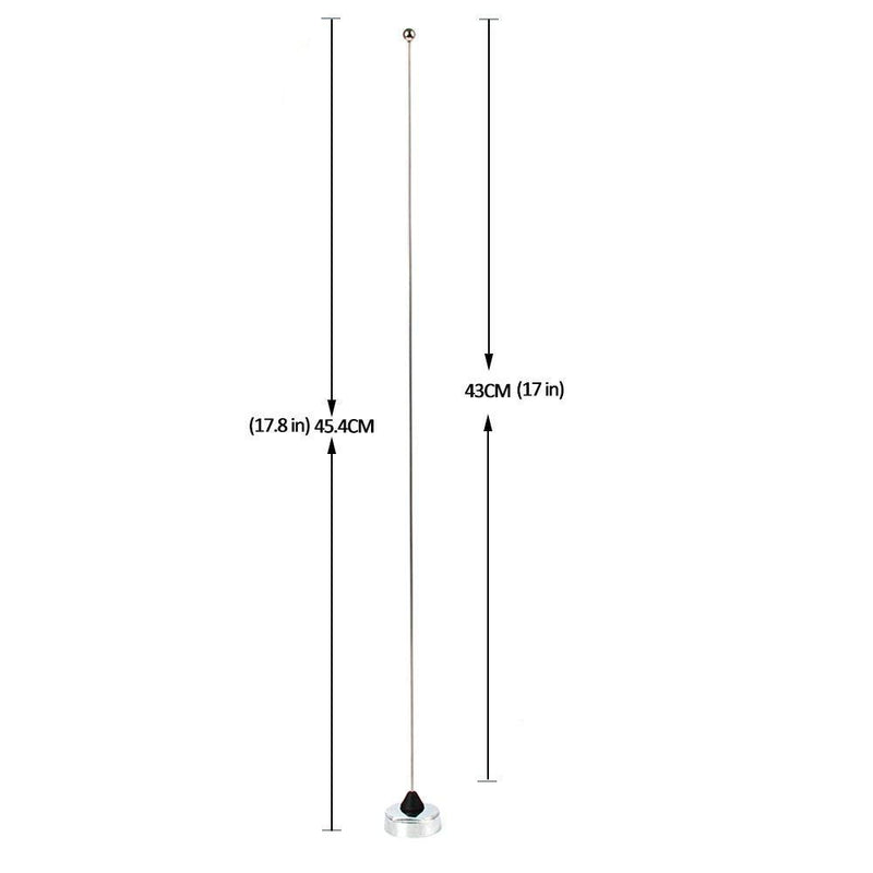 [Australia - AusPower] - HYS NMO 2M VHF-Band Amateur Trunk/Hole Mount 136-174Mhz Antennas with Stainless Steel L-Bracket Hole & 13ft/About 4m RG-58 Coax Cable 