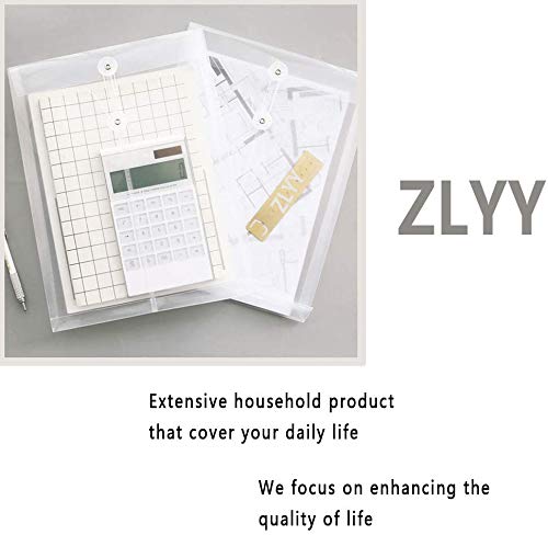 [Australia - AusPower] - 10 Pack Clear Blue Plastic Poly String Envelope with Expandable Gusset, for US Letter/ A4 Size Envelopes with Button String Snap Closure, 1.2 inch Gusset Top Opening(Green) Green 