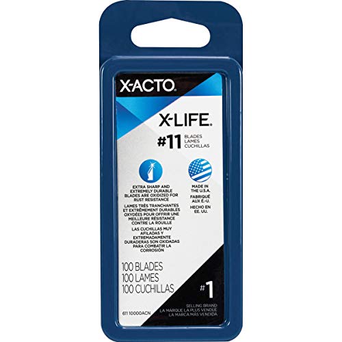 [Australia - AusPower] - X-Acto® Knife Blades, No. 11 Blade, Pack of 100 X-Life 100 count 