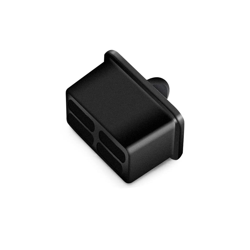 [Australia - AusPower] - SFP-A Dust Cover Caps Ethernet Port Plugs Protector for Network Switches Routers Hubs Slot Port, Black Silicone,15x10x17mm,20pcs 20Pack for SFP-A 