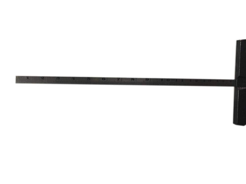 [Australia - AusPower] - Stainless Steel Ruler Engineer's Depth Gauge Metric & Imperial 6" + 12" Ruler (150mm + 300 mm) 