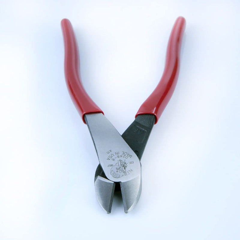 [Australia - AusPower] - Klein Tools D248-8 Pliers, Diagonal Cutting Multi-Purpose Pliers with Angled Head, High-Leverage Design, and Short Jaw, 8-Inch 