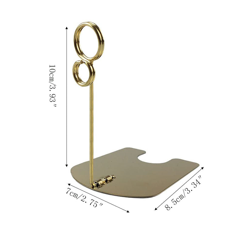 [Australia - AusPower] - Carrittons Merchandise Sign Clip Pop Clip-on Holder Stand Price for Baskets Supermarkets Cake Shop Store Food Signs Memo Notes Shelf Label Card 6 Pieces (Gold) Gold 