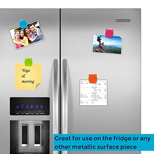 [Australia - AusPower] - Magnetic Clips, 24 Pieces Magnetic Metal Clips, Refrigerator Whiteboard Wall Fridge Magnetic Memo Note Clips Magnets Metal Clip 