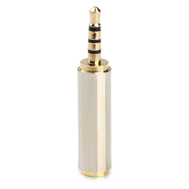 [Australia - AusPower] - LEOU New 2.5mm Male to 3.5mm Female Audio Headphone Adapter 2 PCS (2.5M-3.5F-2PCS) 
