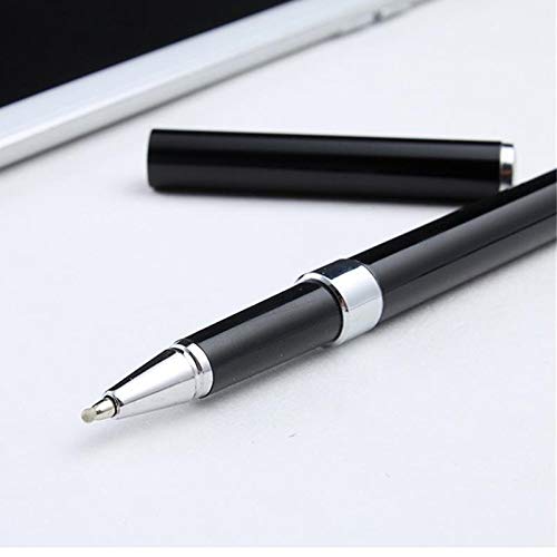 [Australia - AusPower] - 2in1 Stylus Pen Touch Screen Stylus for All Capacitive Touch Screens iPad, iPhone, Samsung, Android, Kindle, Laptops, Smartphones, Tablets (Black) Black 