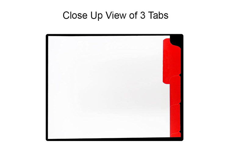 [Australia - AusPower] - LandscapeBinder-com, Landscape Tabs (Blank Red Tabs, 8 12In x 14In - Legal) Blank Red Tabs 8 1/2" x 14" - Legal 
