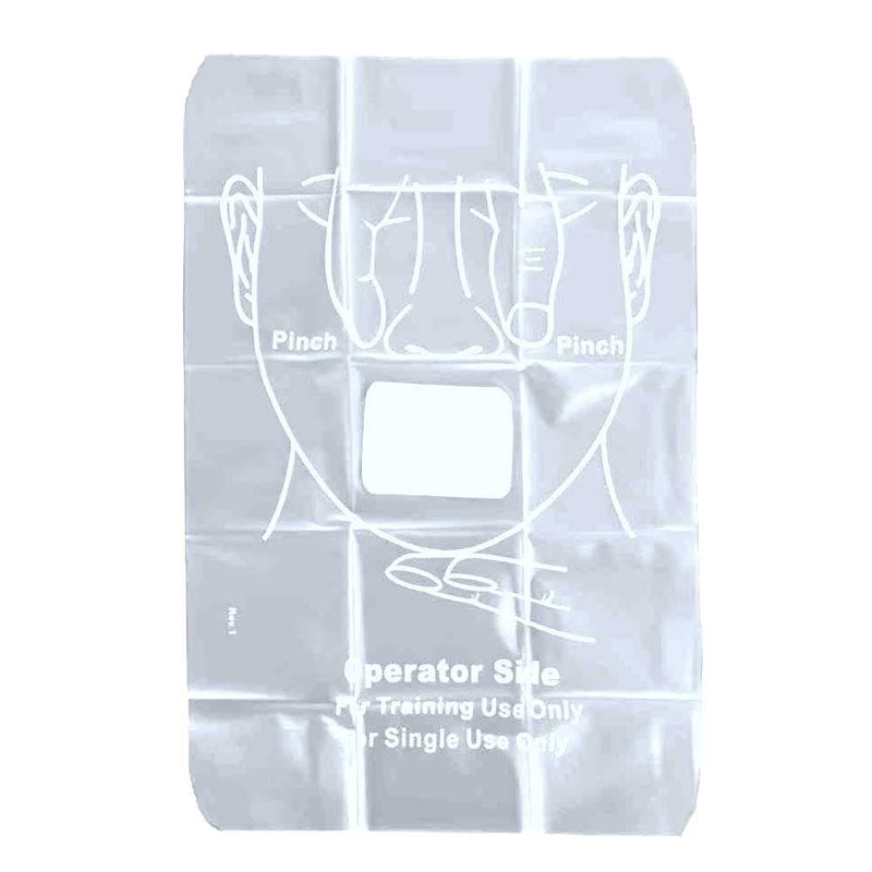[Australia - AusPower] - WNL Products WL3136-2PACK CPR Practi-Shield Manikin Training Protector (72 Shields) 72 Shields 