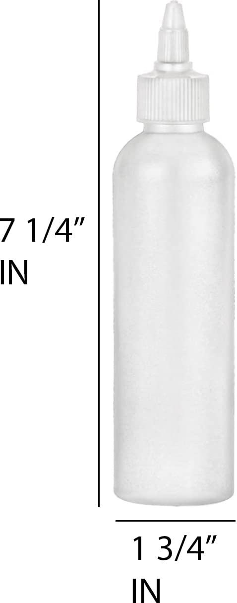 [Australia - AusPower] - BRIGHTFROM Condiment Squeeze Bottles, 6 OZ Empty Squirt Bottle, Leak Proof - Great for Ketchup, Mustard, Syrup, Sauces, Dressing, Oil, Arts & Crafts, BPA FREE Plastic - 2 PACK (Twist Top) 