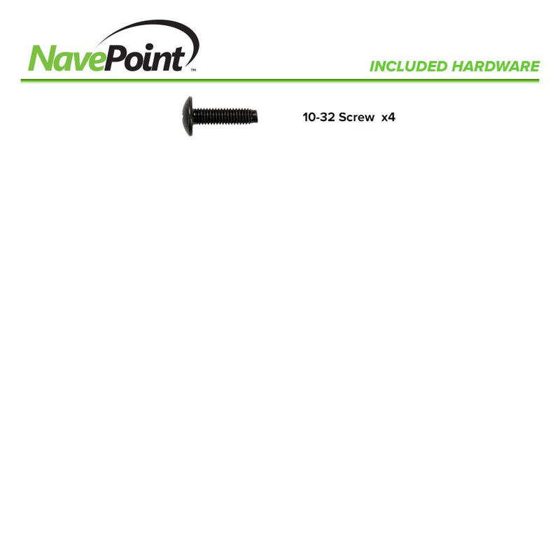 [Australia - AusPower] - NavePoint 4U Blank Rack Mount Panel Spacer with Venting for 19-Inch Server Network Rack Enclosure Or Cabinet Black 