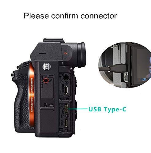 [Australia - AusPower] - Sqrmekoko USB Interface Charging Data Transfer Cable for Nikon Z6 Z7 Canon EOS R RP POWERSHOT Mark G5X II G7X III 