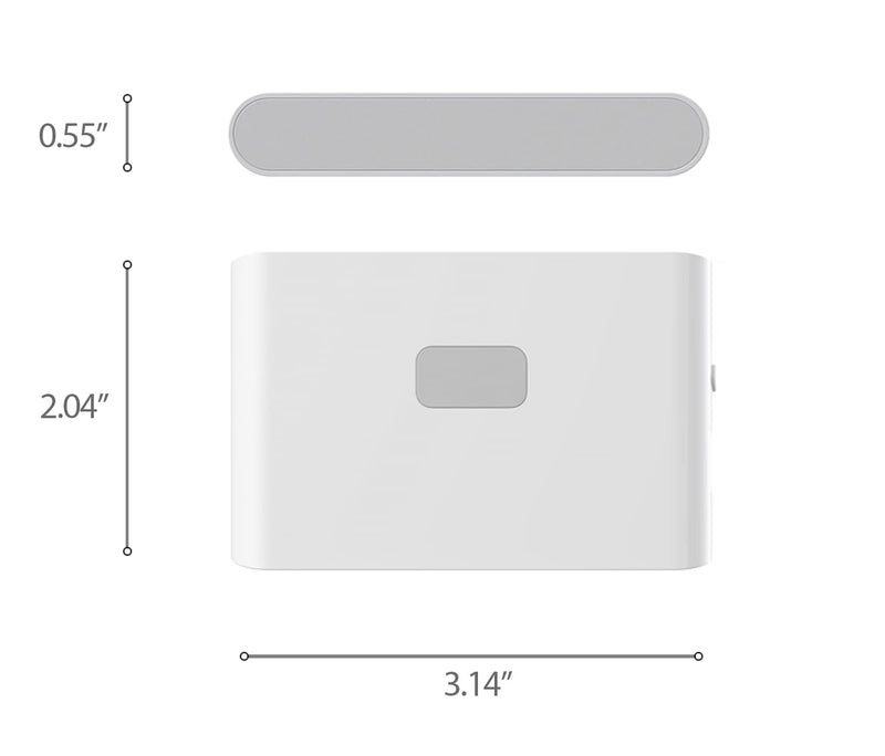 [Australia - AusPower] - WYZE Rechargeable Night Lights with Dusk to Dawn & Motion Sensors, Warm & Soft White Step Lights for Bathroom ,Hallway, Bedroom, Kids Room, Kitchen, Stairway, 3 Pack 