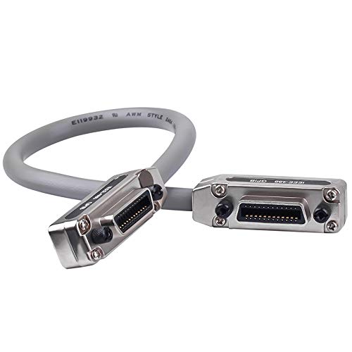 [Australia - AusPower] - Xximuim IEEE-488 Cable GPIB Cable Metal Connector Adapter Plug and Play 1/1.5/2 Meter (1.5 Meter) 1.5 Meter 