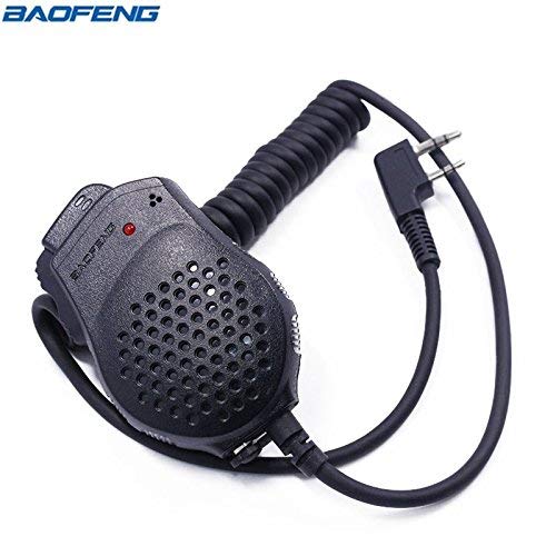 [Australia - AusPower] - BFTECH Dual PTT Speaker Microphone for Baofeng UV-82/UV-82HP/UV-82L/UV-8D/GT-5 Two-Way Radio Speaker Mic for UV-82 