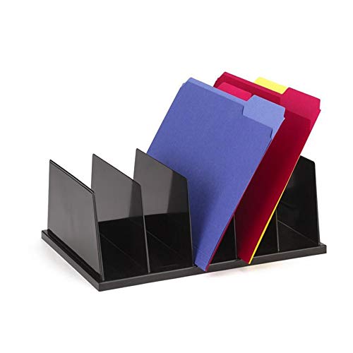 [Australia - AusPower] - Officemate Large Sorter, 5 Compartments, 9 x 13 1/2 x 5 Inches, Black (21222) 