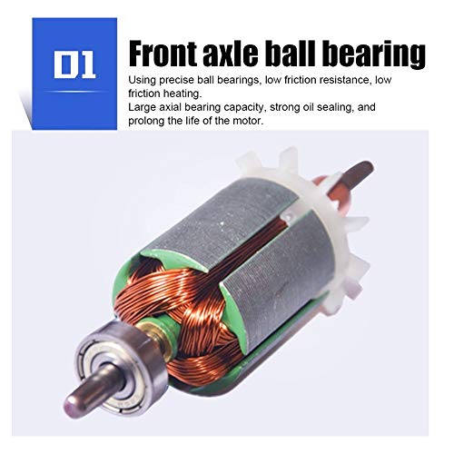 [Australia - AusPower] - DC Motor DC12-24V 280W 885 Gear Motor High Speed Silent Electric Motors Electronic Component Motor for DIY Generator Power Equipment 
