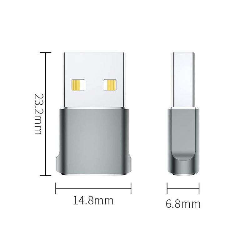 [Australia - AusPower] - navor 3-Pack USB C Female to USB A Male Cable Adapter Compatible with iPhone 11/12 Mini Pro Max, Samsung Galaxy Note 10 S20 Plus 20 S21 21 Ultra, A71, Google Pixel 5 / 4, Laptops 