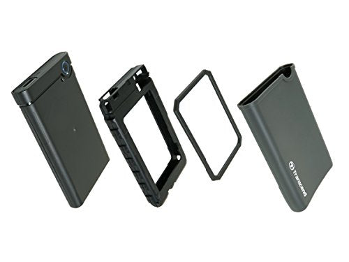 [Australia - AusPower] - Transcend StoreJet 25CK3 2.5” SATA III SSD/HDD Enclosure Kit USB 3.1 Gen 1 TS0GSJ25CK3,Grey 