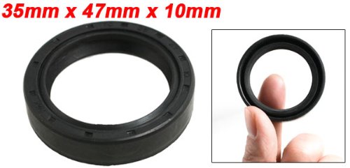 [Australia - AusPower] - uxcell Steel Spring Double Lips 35 x 47 x 10mm Engine Shaft TC Oil Seal 