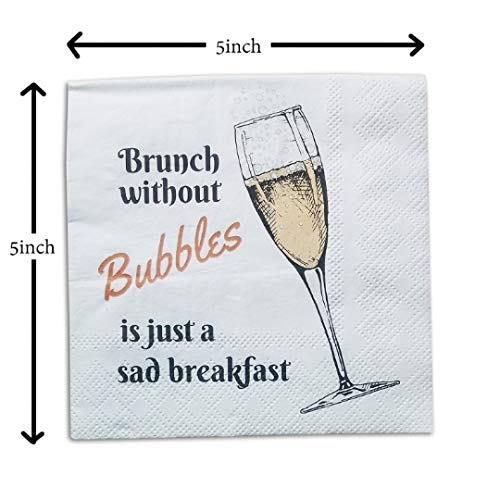 [Australia - AusPower] - 30 Cocktail Napkins. Disposable Paper Beverage Napkins for your Bar, Happy Hour, Brunch, Mimosas, Wine Parties, Bachelorette, Easter, Birthdays and Holidays. Great Gift or Stocking Stuffer- 30ct. 
