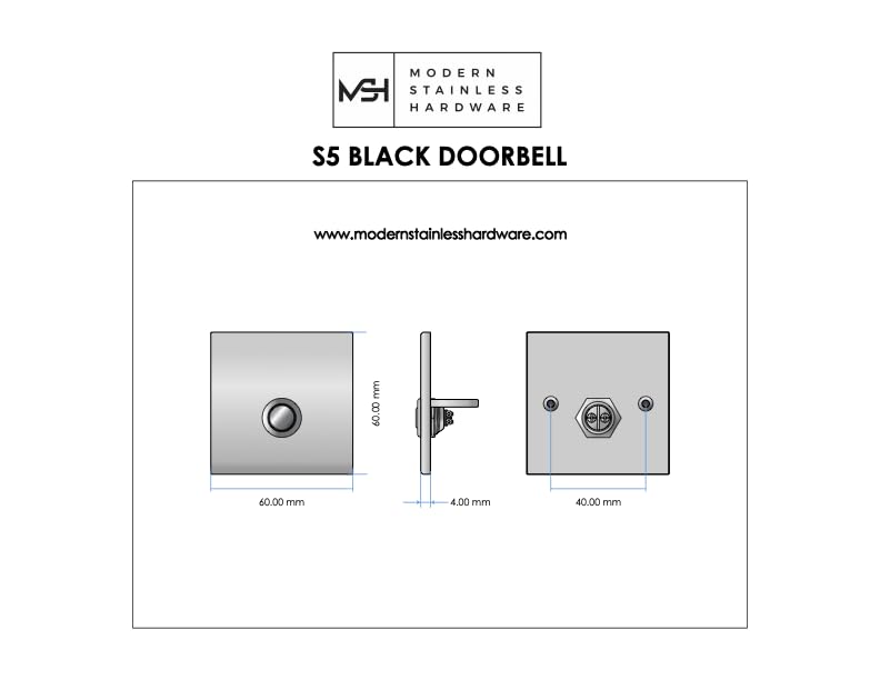 [Australia - AusPower] - S5 BLACK DOORBELL 