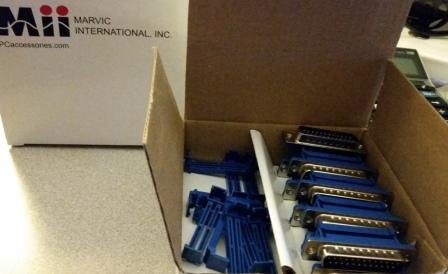 [Australia - AusPower] - Connectors Pro Pc Accessories 10-Pack 2.54mm IDC Crimp Connectors DB25 Male for Flat Ribbon Cable 