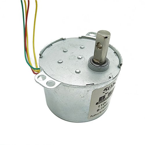 [Australia - AusPower] - Bringsmart 50KTYZ 110V 10rpm AC Synchronous Motor CW/CCW Gear Motor Low Noise Slow Speed Reducer Motor for Barbecue Motor 