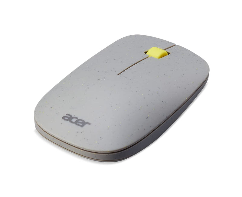 [Australia - AusPower] - Acer Vero 3 Button Mouse | 2.4GHz Wireless | 1200DPI | Made with Post-Consumer Recycled (PCR) Material | Certified Works with Chromebook | Gray 