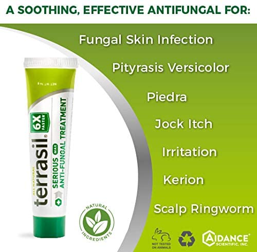 [Australia - AusPower] - Terrasil Anti-fungal Treatment Max 14gm - 6X Faster Healing, Natural Soothing Clotrimazole OTC- Registered Ointment for Fungal Infections Jock Itch, Male Yeast 