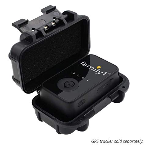 [Australia - AusPower] - Family1st Magnetic Case for Real-Time GPS Trackers - Powerful Twin Magnets for Easy Fixing - Weatherproof & Waterproof Stash Box for Storing Keys, Cash, Meds, Fobs, Jewelry, Money and More, Black 