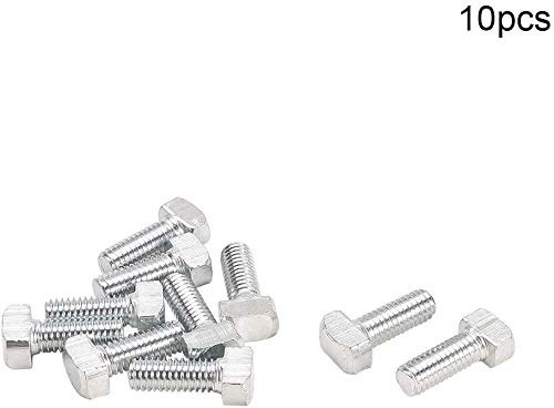 [Australia - AusPower] - MroMax T Slot Bolts M6 x 16mm Carbon Steel 30 Series for Slot Aluminium Profile Pack of 10 