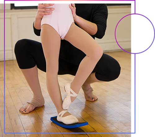[Australia - AusPower] - TTolbi Turn Board for Dancers, Ballet and Figure Skating | Turning Board to Improve Balance | Dance Turning Board for Better Turns | Spin board for Dancers | Ballet Turn Board Blue 