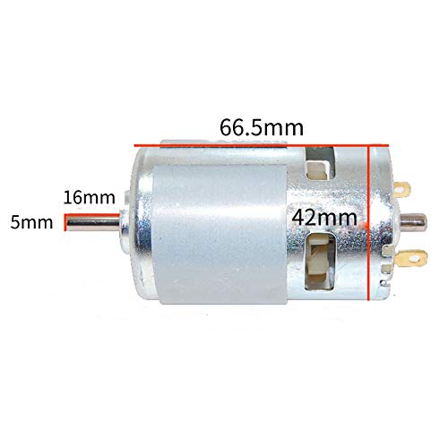 [Australia - AusPower] - 775 DC Motor 12V/24V Gear Motor Double Ball Bearing Large Torque With M10 Saw Balde Connecting Rod for DIY Parts 775 Motor + Saw blade connecting rod 