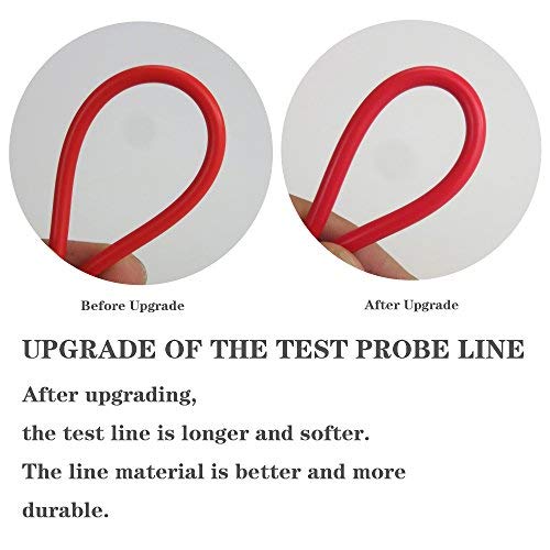 [Australia - AusPower] - 1000V 20A Ultra-Sharp Multimeter Meter Tester Needle Point 35? / 90 cm Gold-Plated Test Probe Lead 