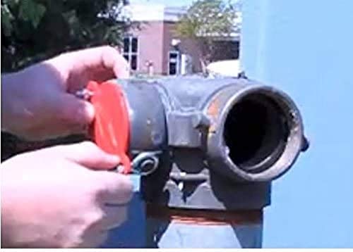 [Australia - AusPower] - 2 1/2" Plastic Breakable Fire Department Connection (FDC) Cap for Sprinkler and Standpipe Connections (2 Pack) 