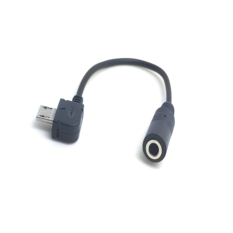 [Australia - AusPower] - New Black Micro USB Jack to 3.5mm Headphone Earphone Adapter Socket Audio Cable 