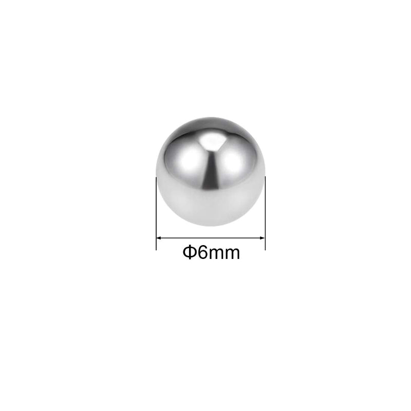 [Australia - AusPower] - uxcell 6mm Bearing Balls 304 Stainless Steel G100 Precision Balls 100pcs 