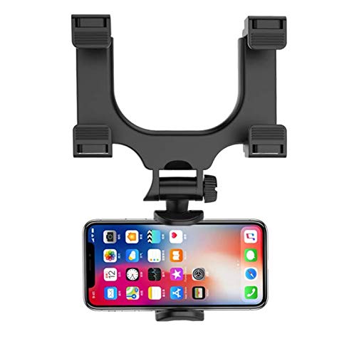 [Australia - AusPower] - WINVIN Universal Car Rearview Mirror Mount Phone Holder Stand Cradle for Cell Phone Smartphones iPhone 12 Pro Max /Samsung Galaxy  S9/S9 Plus GPS 