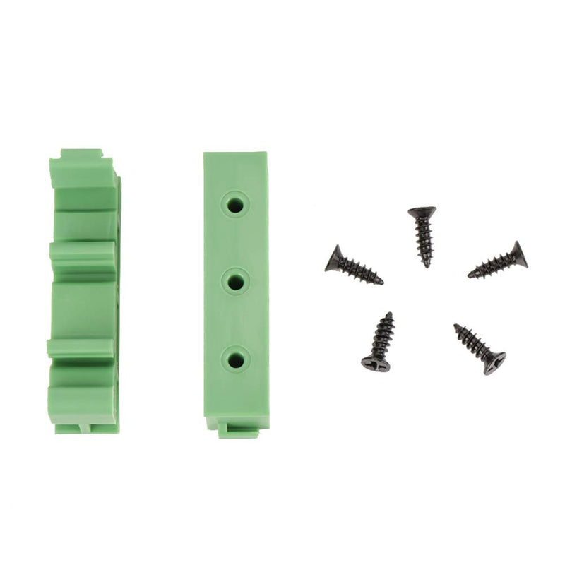 [Australia - AusPower] - Molence IDC20 2x10 Pins 0.1" Male Header Breakout Board, C45 DIN Rail Mounting Terminal Block Connector for PLC MCU 