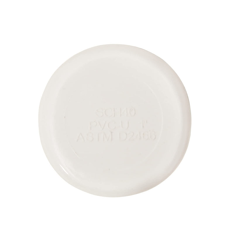 [Australia - AusPower] - FangKingNo 10pcs 1/2" White PVC Pipe End Cap Plug Adapter Pipe Fittings Slip (Socket) SCH40 Easy to Install, and High Tensile for Home or Industrial Use -10 Pack (0.5 Inch) 0.5 Inch 